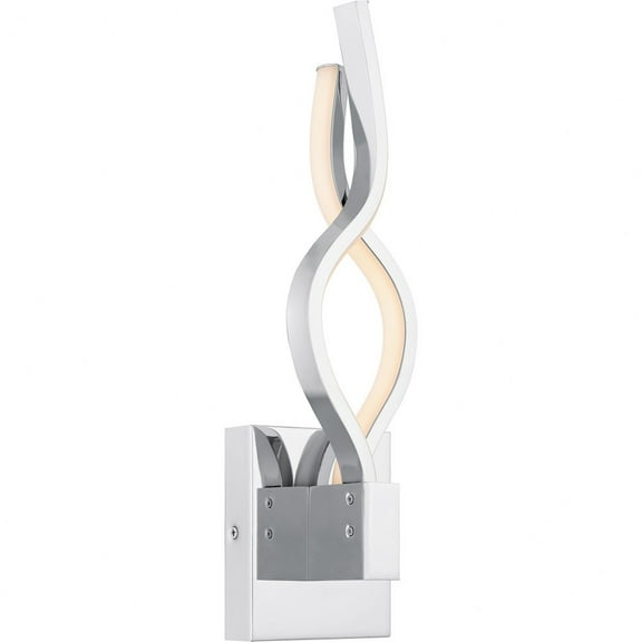 PCISD8704C Quoizel Lighting Isadora - 14W LED Wall Sconce In Contemporary Style-15.75 Inches Tall and 4.5 Inches Wide-Polished Chrome Finish