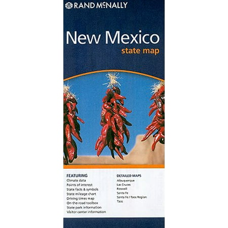 Rand mcnally new mexico state map: 9780528881879 (Best New Mexico State Parks)
