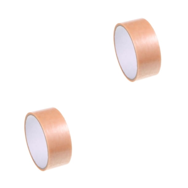 Injueey Cintas adhesivas Bola adhesiva Cinta para aliviar el estrés Juguete ancho Color brillante Artefacto de descompresión Artesanía Naranja 2piezas