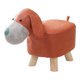 thumbnail image 2 of Reposapiés de animales BLESIY otomano zapatos de dibujos animados de Madera rojo, 2 of 8