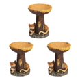 thumbnail image 4 of Billuyoard Outdoor Bird Bath Decorative Cat Birdbath Stable Tray Feeder Tub Ornament Type1 NO1, 4 of 6