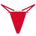 thumbnail image 1 of Culottes pour Femmes - String Européen et Féminin avec Nœud Chaîne, Taille Basse et Design Sans Couture, 1 of 7