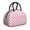 Pink and White, variant on Pink and White Checkered Pattern Insulated Lunch Bag,Leakproof Large Capacity Lunch Box for Work,Picnic or Travel,11.4 X 6.7 X 8.3 Inches
