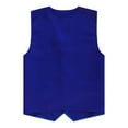 thumbnail image 4 of Lejafay Women Men Volunteer Activity Button Vest Supermarket Work Wear Uniform Blue L, 4 of 5