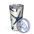 thumbnail image 2 of 16oz Tumblers Summer Ocean Starfish Stainless Steel Vacuum Insulated Double Wall Travel Tumbler Cups Mug with Lid and Straw,Cleaning Brush for Coffee,Tea, 2 of 4