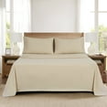 thumbnail image 3 of Mainstays Super Soft Brushed Microfiber Bed Sheet Set, Papyrus Beige, Queen, 4 Piece, 3 of 13