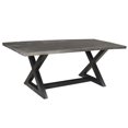 thumbnail image 1 of Table de Salle à Manger Rectangulaire Zax en Gris Vieilli, 1 of 8