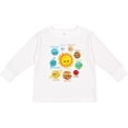 thumbnail image 3 of Inktastic Cute Planets, Solar System, Space, Cosmos, Galaxy Boys or Girls Long Sleeve Toddler T-Shirt, 3 of 5