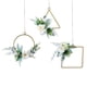 thumbnail image 5 of Paquete de 3 Floral de Metal geométrico aro marco Garland colgante DIY decoración de de BLESIY titular colgante, 5 of 5