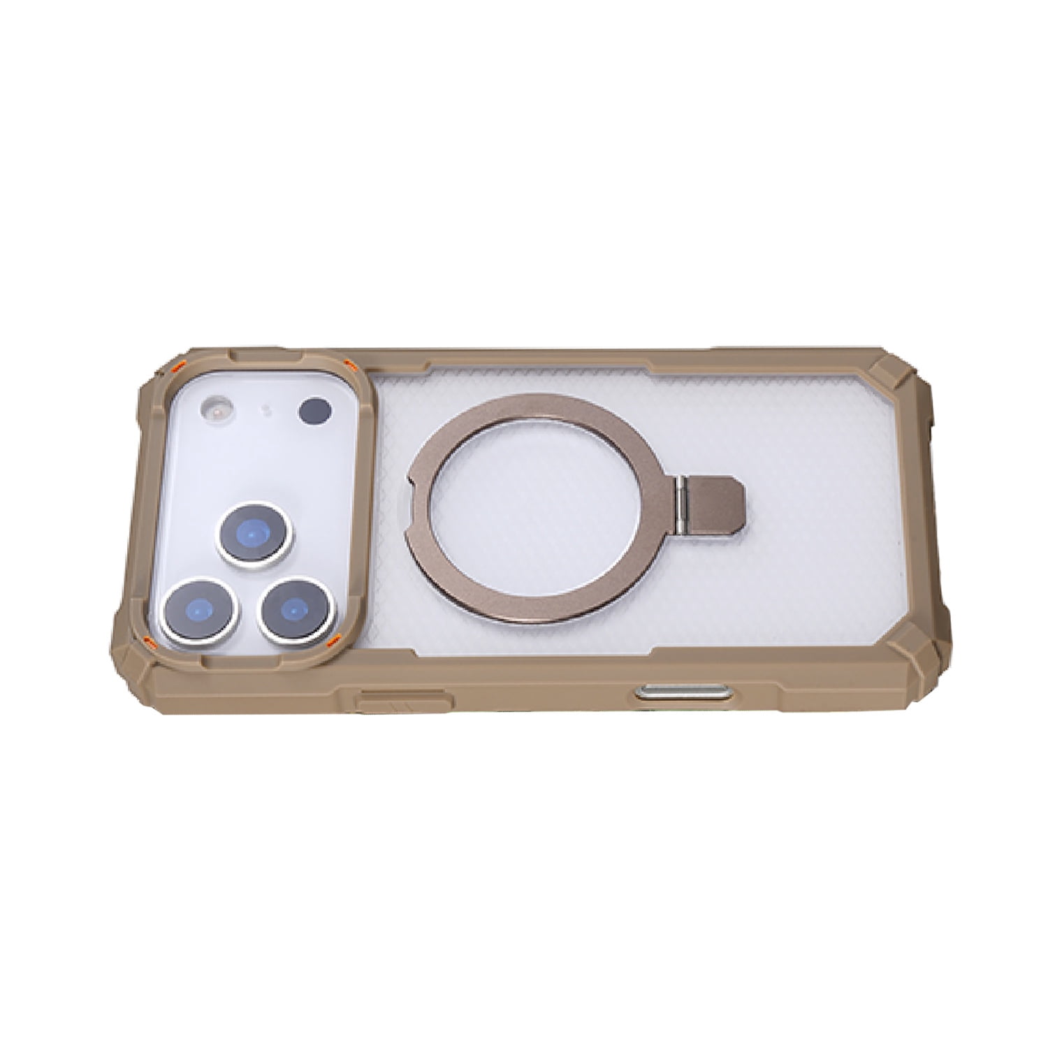 iPhone 17 Pro Tough Rugged Case with Stand - Gold