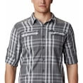 thumbnail image 4 of Columbia Silver Ridge 2.0 Plaid L/S Shirt X-Large City Grey Multi Plaid, 4 of 5