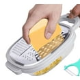 thumbnail image 1 of Cheese Grater Easy to Use Graters for Kitchen Cheese Grater With Container And Lid For Cheese, Vegetables, Ginger, Grater, 1 of 6