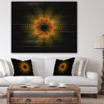 thumbnail image 4 of Design Art - Psychedelic Yellow Fractal Flower, 4 of 5