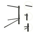 thumbnail image 6 of yotijay Floor Parking Rack Metal Bike Repair Stand for Garage Indoor Outdoor Black, 6 of 9
