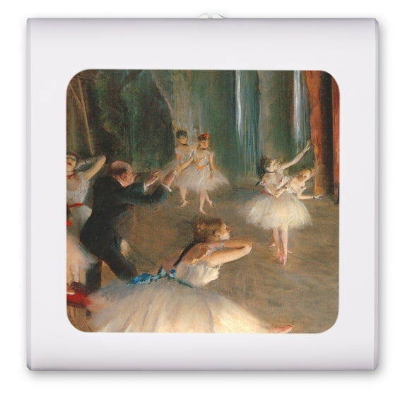 Plug in Dimmable LED Night Light with Dusk to Dawn Auto Sensor, Adjustable Brightness, Warm Light, Auto On/Off Nightlight for Bathroom, Hallway, Nursery, Bedrooms - Degas: Rehearsal