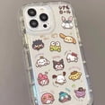 thumbnail image 4 of Sanrio-funda de teléfono de Hello Kitty Cinnamoroll, carcasa transparente de silicona suave para iPhone 15, 14, 13, 12, 11 Pro Max, Mini, X, XR, XS, 7, 8Plus, 4 of 4
