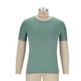 thumbnail image 5 of yillto Mens Shirts Breathable Causal Short Sleeve Tshirts Lightweight Crew Neck Summer Tees Tops, 5 of 6