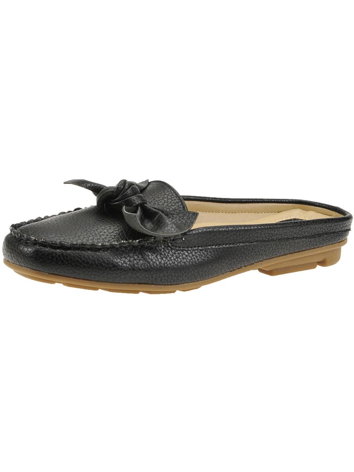 Charter Club Womens Alettee Faux Leather Slip On Loafers Shoes BHFO 7299