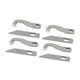 thumbnail image 5 of Cuchilla para máquina remalladora, 8 piezas Cuchilla resistente para remalladora Cuchillas para máquina de coser Logre más, 5 of 12