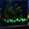 thumbnail image 6 of Qocolcyl Glow in The Dark Cube Aquarium Decor Stones,Luminous Resin Square Pebbles for Fish Tank Vase Micro Landscape DIY Home Ornament Supplies, 6 of 6