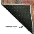 thumbnail image 3 of Addison Rugs Mayfield Washable Transitional Striped Red Rectangle Rug, 8' x 10', 3 of 6