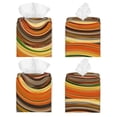 thumbnail image 2 of Kdxio Colorful Swirl Print Tissue Box Cover,Square Decorative PU Leather Facial Paper Case Organizer Holder Dispenser for Bathroom,Night Stands,Desk,Car 5.2''X5.2''X5.2'', 2 of 8