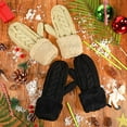 thumbnail image 6 of Homore Women's Winter Thick Gloves with Warm Lining, Cozy Knitted Mittens Thick Gloves for Girls Women, 6 of 9