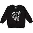 thumbnail image 2 of Inktastic Tractor Girl Toddler Sweatshirt, 2 of 4