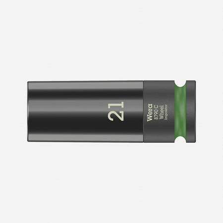 

Wera 004592 Lug Nut 1/2 Impact Socket with Plastic Sleeve 21mm