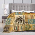 thumbnail image 5 of Dog Mom Gifts for Women Throw Blanket, Gift for Dog Lovers, Funny Sayings Inspirational & Loving Quotes Print Soft Cozy Flannel Blankets, Home Decor for Bed Sofa 80x60, 5 of 6