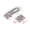 S Flat, variant on Burglar-proof Stainless Steel Door Clasp Lock Shed Latch Padlock Hasp Gate Bolt