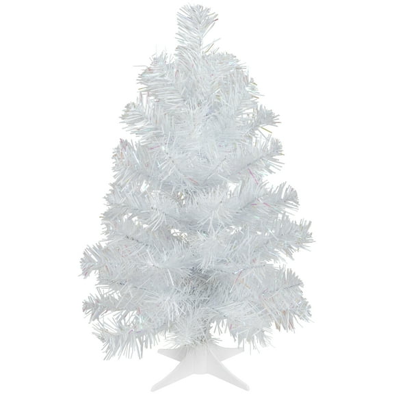 Northlight 1.5 FT White Iridescent Spruce Artificial Christmas Tree - Unlit