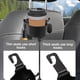 thumbnail image 4 of Gancho Multifuncional Walquicks Negro para Respaldo de Asiento de Automóvil 3 en 1 con Portavasos Po, 4 of 7