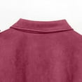 thumbnail image 5 of Women's Stylish Oversized Suede Effect Jacket with Shoulder Collared Neck Zip Up Coat Hot Pink Women Blending Shirts Women's Long Sleeve T-Shirt(M), 5 of 7