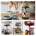 thumbnail image 2 of Estante Circular Ajustable Giratorio De Cocina Con 3 Niveles Modelo Negro, 2 of 4