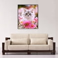 thumbnail image 3 of Cuadros Decorativos 5D gato diamante pintura punto de cruz DIY Kit decoración del hogar artesanía costura Ehuebsd Nuevos Originales, 3 of 7