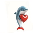 thumbnail image 2 of YANHAIGONG Dolphin Ornament Decoration ,Dolphin Ornaments for Christmas Tree,Dolphin Love Hearts Ornament,Sea Animal Hanging Ornament,Dolphin Christmas Decor,Dolphin Lover Gifts for Christmas, 2 of 6