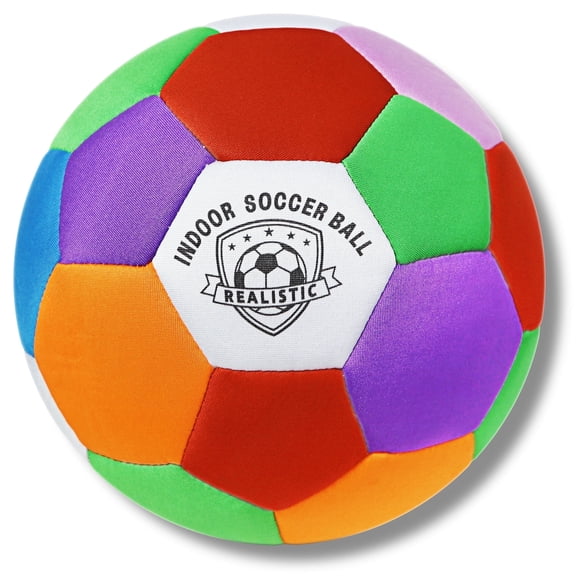 Indoor Soccer Balls Size 4 - Soft Safe for Protect Inside House Furniture - Size 4 Soccer Balls for Girls Kids Youth Boys Fun Soccer Gifts Birthday Christmas