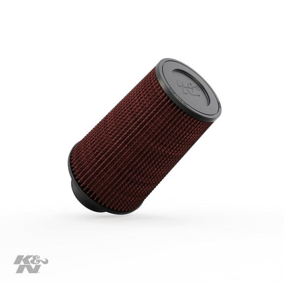 K&N Universal Clamp-On Engine Air Filter: Washable and Reusable: Round Tapered; 3 in (76 mm) Flange ID; 9 in (229 mm) Height; 6 in (152 mm) Base; 4.625 in (117 mm) Top , RE-0810