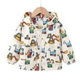 thumbnail image 4 of Toddler Boys Kids Jacket Hooded Cartoon Coats Windbreaker Outdoor Outwear Clothes 0-7T, 4 of 10