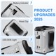 thumbnail image 2 of Ventilador de cintura Dalicode portátil con clip, 3 velocidades, recargable, 2 of 6