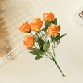 thumbnail image 5 of Cheers.US Artificial Flowers, Fake Rose Silk Hydrangea Bouquet Decor Plastic Carnations Realistic Flower Arrangements Wedding Decoration Table Centerpieces, 5 of 10