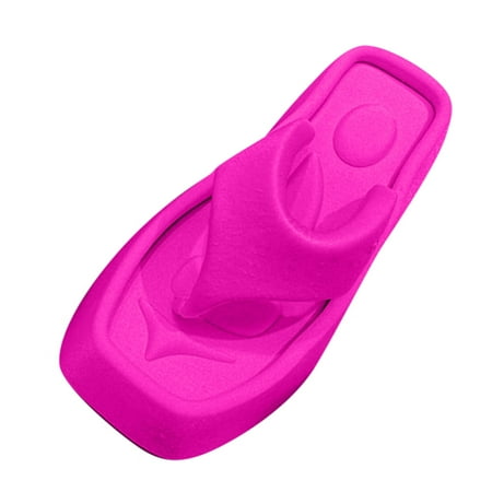 

Flip Flops for Women Fashion Spring Summer Women Slippers Non Slip Thick Sole Mid Heel Flip Flops Soft Comfortable Solid Color Comfortable Flip Flops Eva Hot Pink 39
