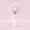 51#Pink, variant on 180° Foldable Mini Handheld Fan, multi-speed wind selection, ultra-light pocket size, USB fast charging portable fan for student outdoor travel commuting daily heat dissipation