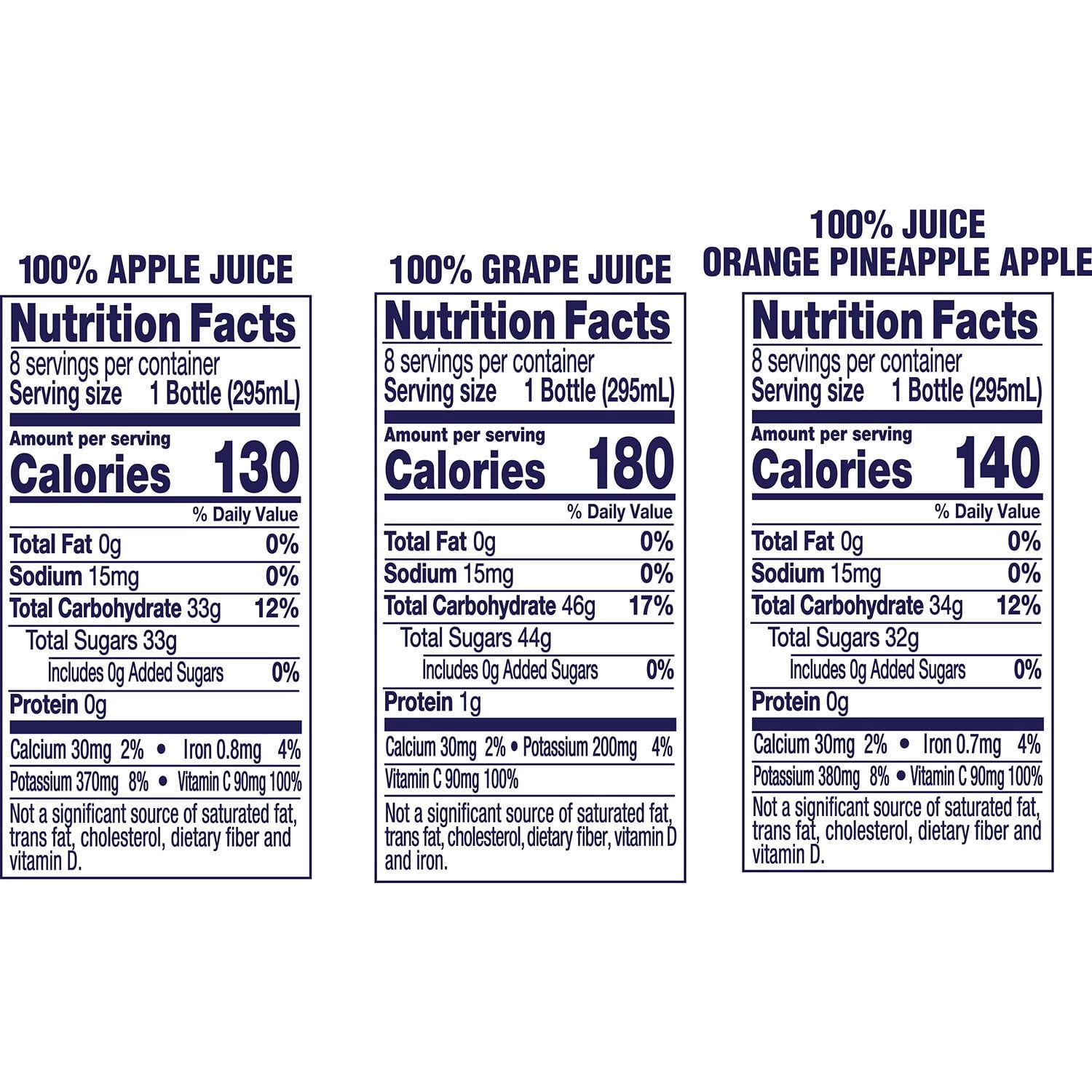 Welch’s 100% Juice Variety Pack, 10 fl oz Bottles, 24 Pack – Assorted Fruit Juices