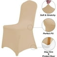 thumbnail image 4 of Funda elegante para silla de boda, funda decorativa para silla de fiesta, funda de licra elástica plegable para silla, funda lavable de fácil cuidado, funda reutilizable para silla para boda, fiesta,, 4 of 7