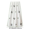 thumbnail image 3 of Toalla de baño bordada Pandas | Toalla grande gruesa de vellón de coral | Poliéster afelpado suave de rápida absorción | Secado rápido | Lindo diseño de panda para adultos y niños | 55,1 x 27,5, 3 of 6