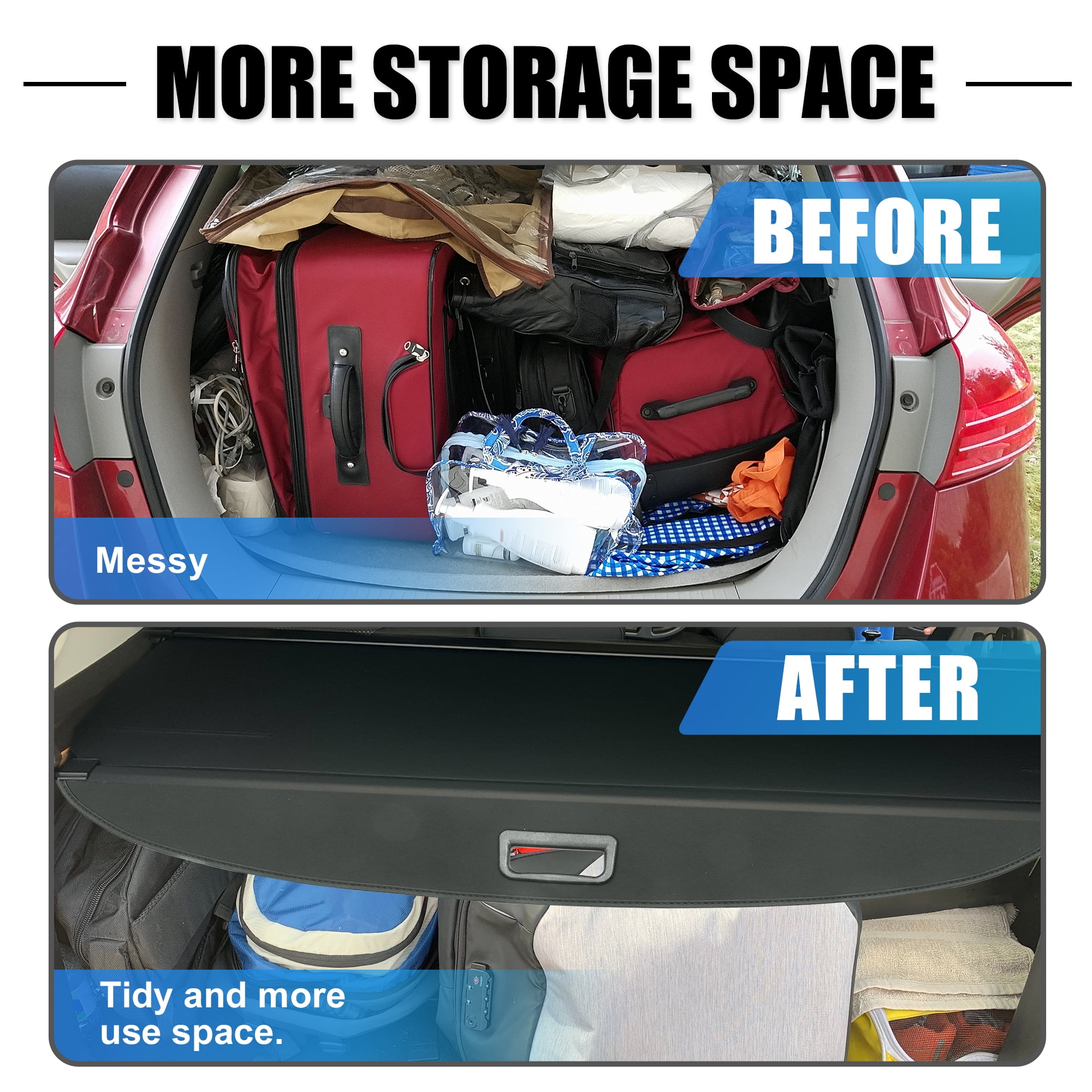 Unique Bargains Retractable Cargo Cover for BMW X3 2018-2023 Privacy Cover - Pack of 1