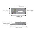 thumbnail image 3 of karymi New Car Mask Storage Box Car Hanging Type Ceiling Sun Visor Box Wal&mart Deals, 3 of 3