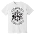 thumbnail image 4 of When I Call On Jesus, All Things Are Possible - Religious Round Neck T-Shirt, Steering Wheel Design Symbolizing Faith & Hope, 4 of 7